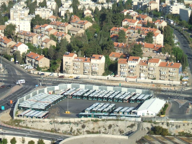 Der Busbahnhof in Jerusalem